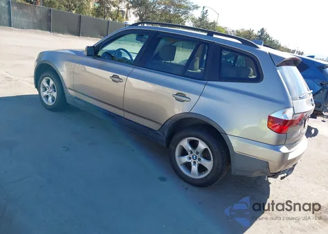 2007 BMW X3 3.0Si z USA, uszkodzony, nr VIN WBXPC93447WF28565